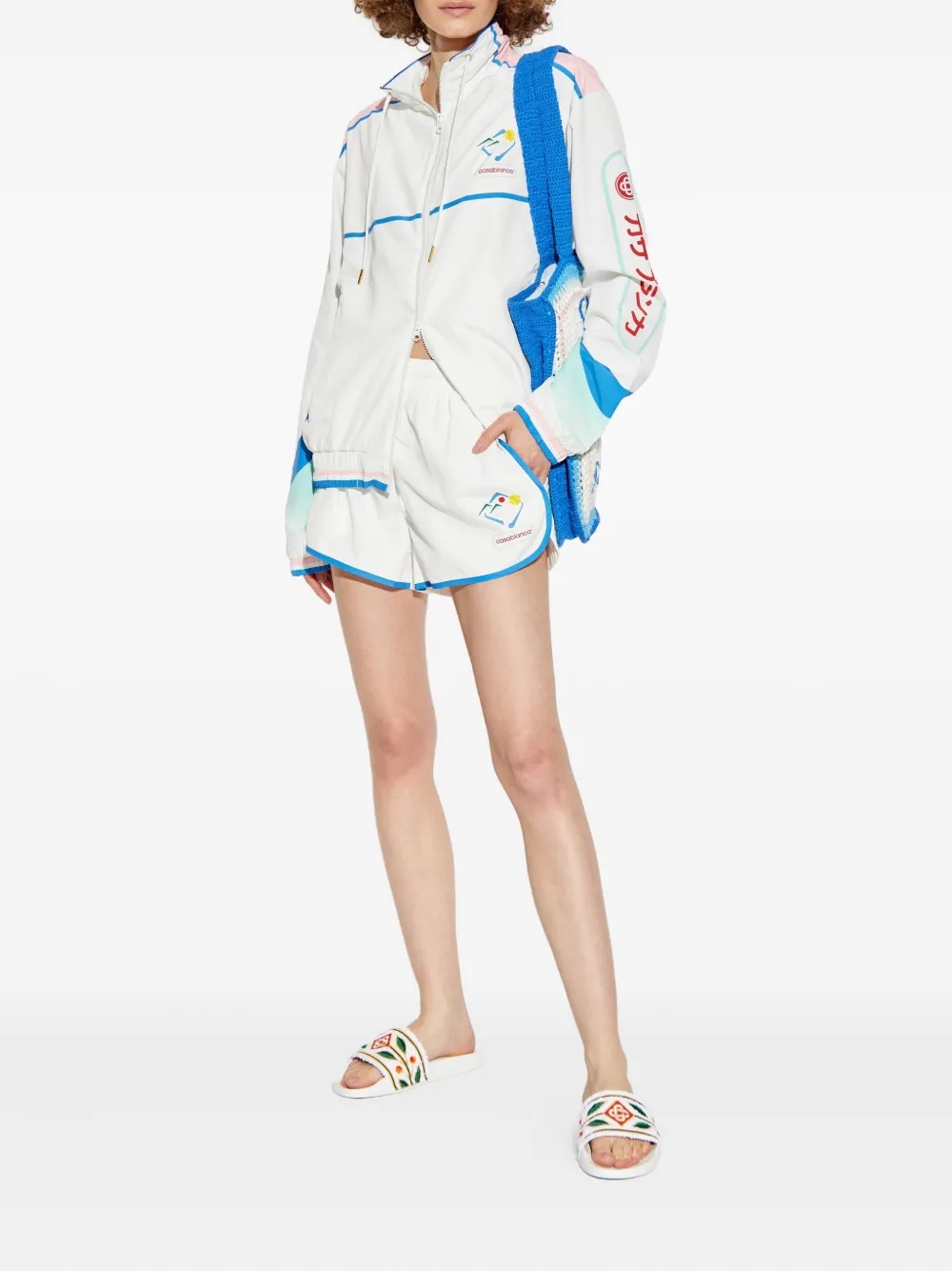 Casablanca Casa Sportif windbreaker shorts